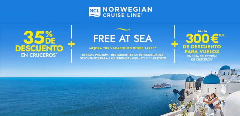 Oferta Norwegian Cruise Line. SoloCruceros.com