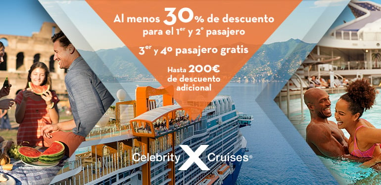 Ofertas Celebrity Cruises. SoloCruceros.com
