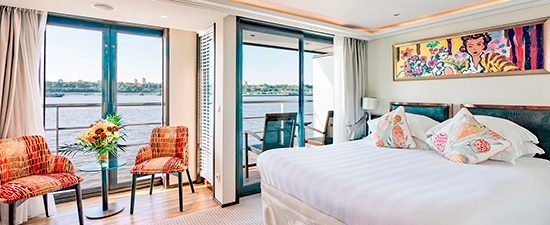 Barcos con balcón doble en AmaWaterways. SoloCruceros.com