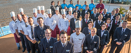 Tripulación estable y altamente valorada en AmaWaterways. SoloCruceros.com