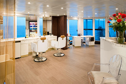 Salón de belleza, Azamara. SoloCruceros.com Salón de belleza, Azamara. SoloCruceros.com