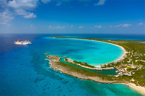 Half Moon Cay, isla privada de Carnival. SoloCruceros.com Half Moon Cay, isla privada de Carnival. SoloCruceros.com
