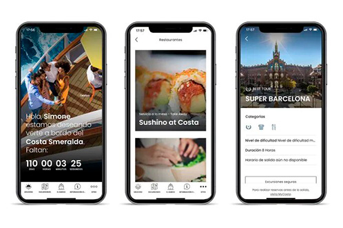 Desplázate con Costa Cruceros. SoloCruceros.com