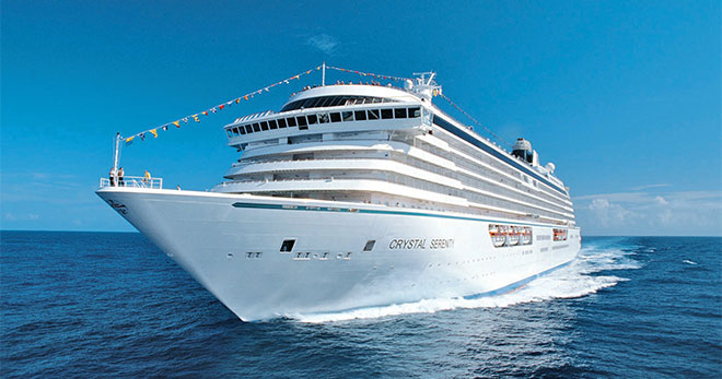 Crystal Serenity, Crystal Cruises. SoloCruceros.com Crystal Serenity, Crystal Cruises. SoloCruceros.com