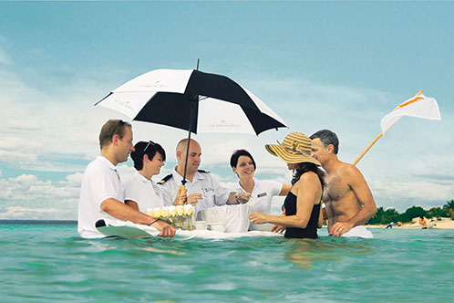 Caviar in the Surf de Seabourn. SoloCruceros.com