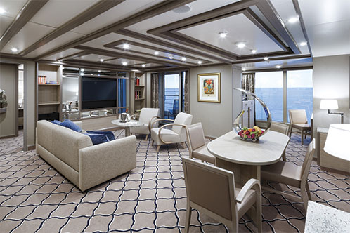 Suite de Silversea. SoloCruceros.com Suite de Silversea. SoloCruceros.com