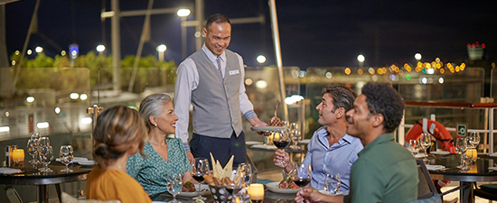 Restaurantes innovadores, Windstar Cruises. SoloCruceros.com