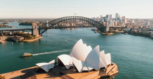Crucero-opera-sydney-puente-de-la-bahía-de-sídney