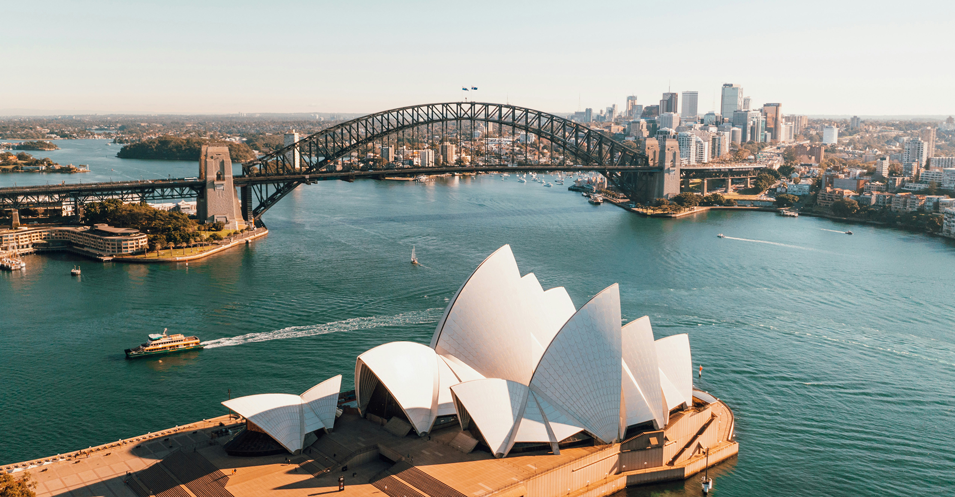 Crucero-opera-sydney-puente-de-la-bahía-de-sídney
