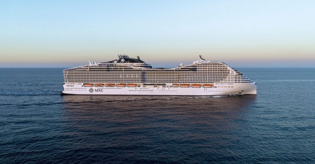 MSC World Europa: diversión mítica en un barco de otro nivel El crucero MSC World Europa desde la popa, diseño futurista