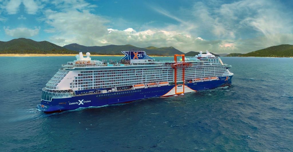 Imagen del crucero Celebrity Xcel Crucero con Ventajas: Imagen aérea del crucero Celebrity Xcel
