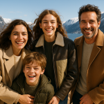 islandia-crucero-familia-montañas-nevadas