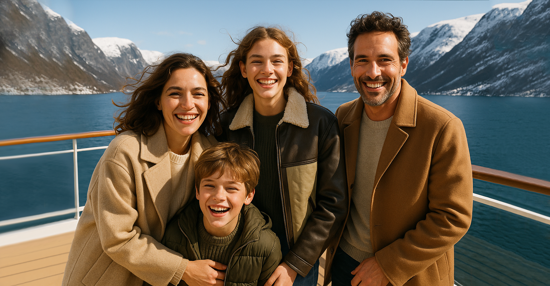 islandia-crucero-familia-montañas-nevadas