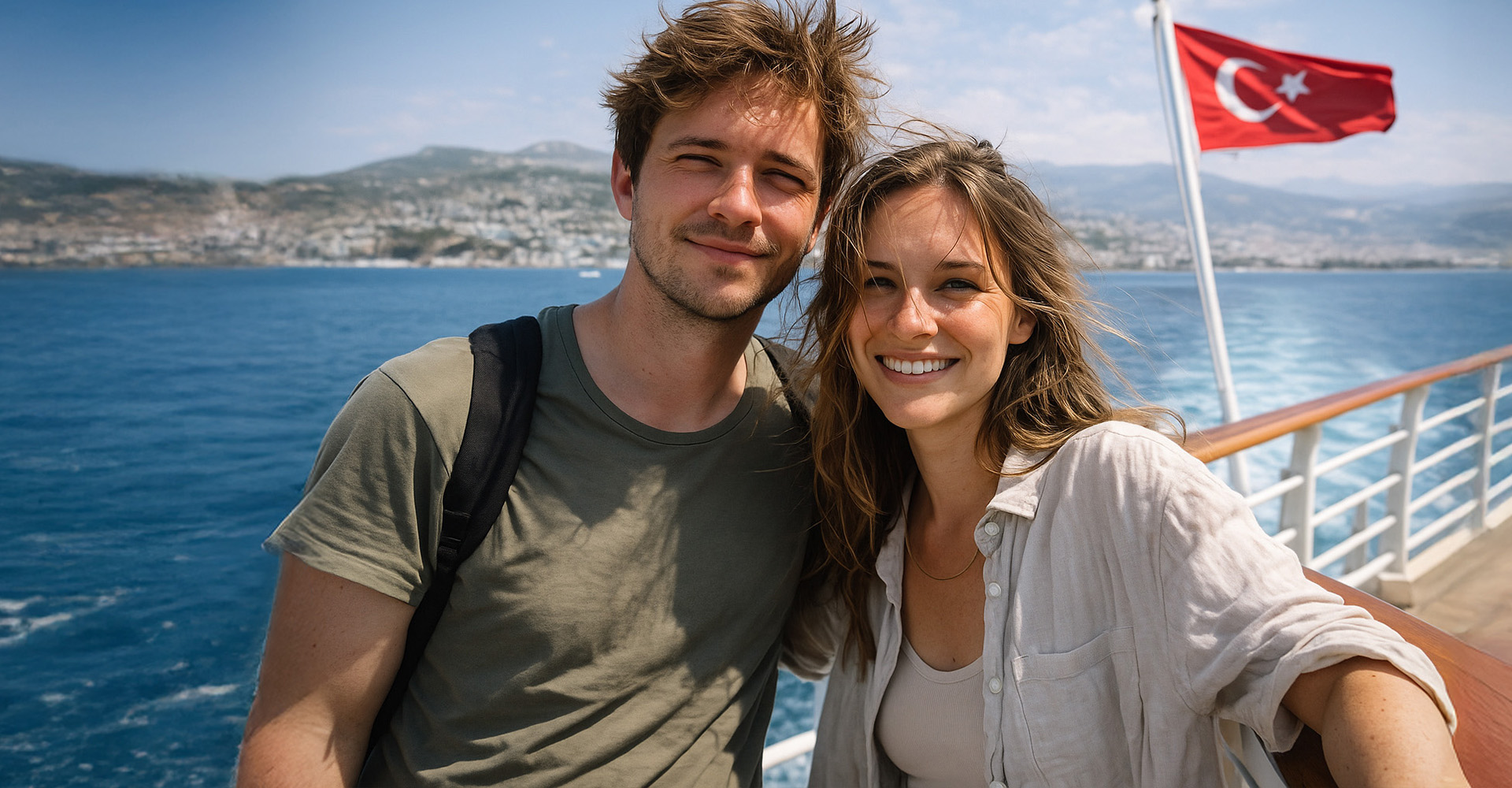 pareja-feliz-crucero-escala-turquia pareja-feliz-crucero-escala-turquia