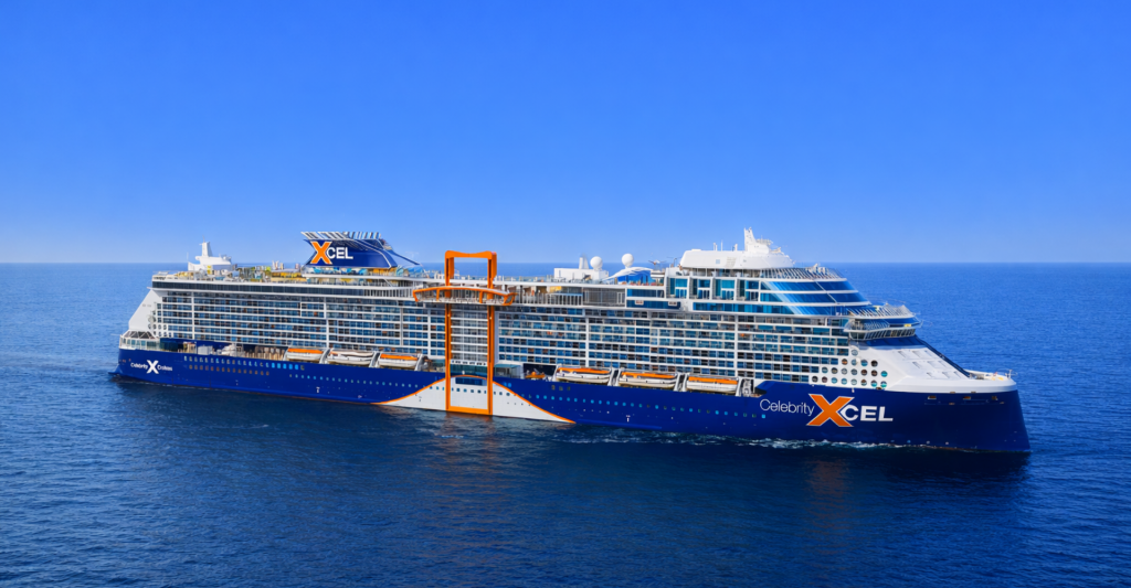 Fotografía de un crucero de Celebrity Cruises en el mar
