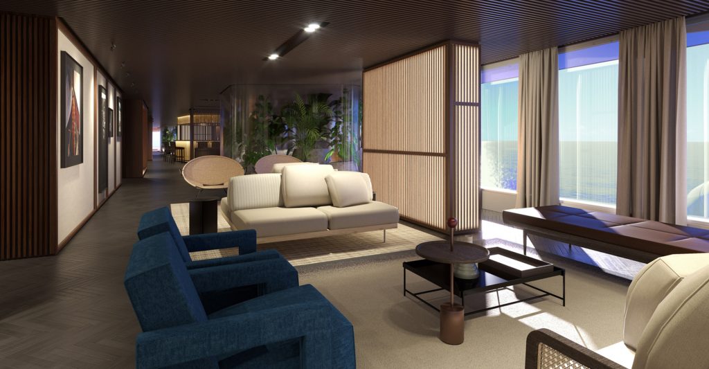 The Haven Lounge: un refugio privado en los cruceros NCL Lounge exclusivo de The Haven con vistas al mar en un crucero de Norwegian Cruise Line
