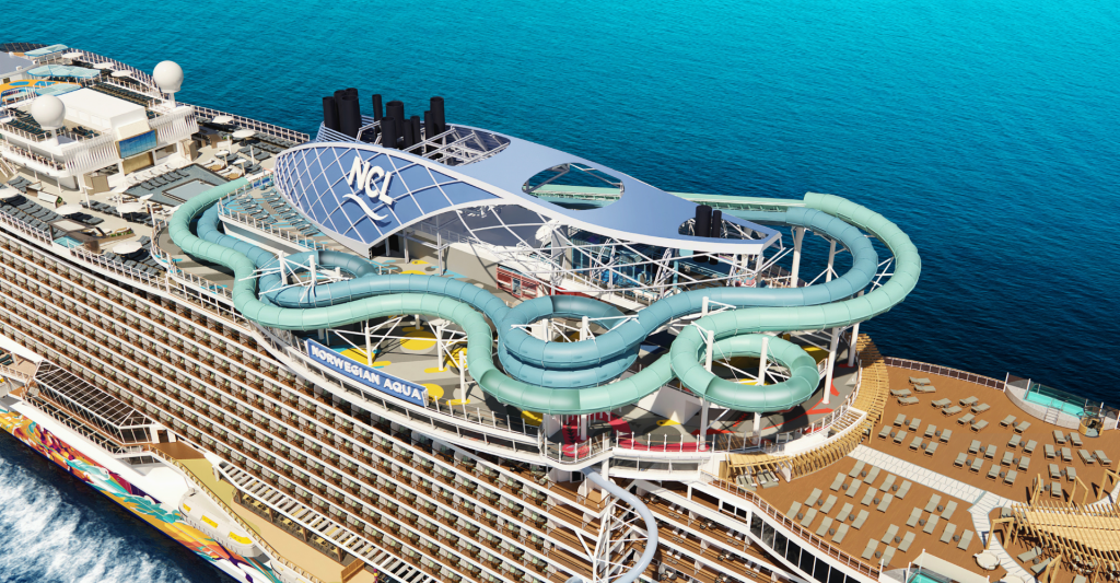 Aqua Slidecoaster a bordo del Norwegian Aqua de Norwegian Cruise Line