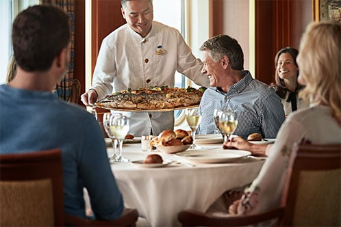 Gastronomía excelente con Princess. SoloCruceros.com