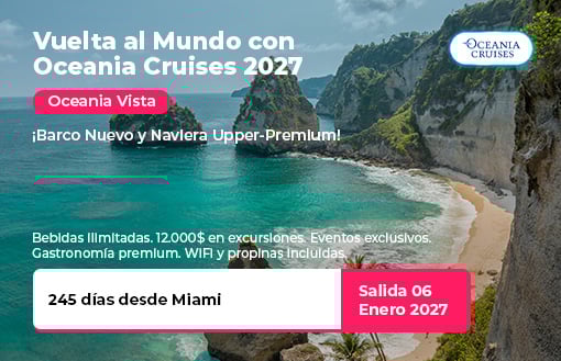 Oceania 2025. SoloCruceros.com