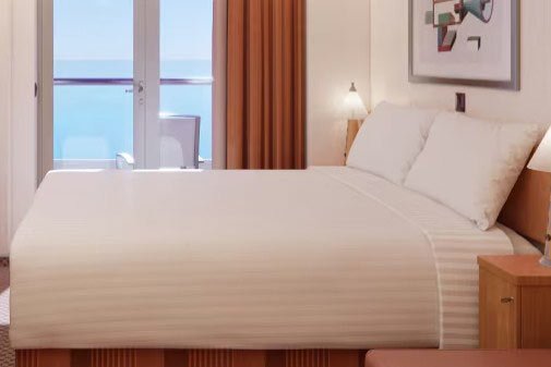 Balcón extendido con vista trasera