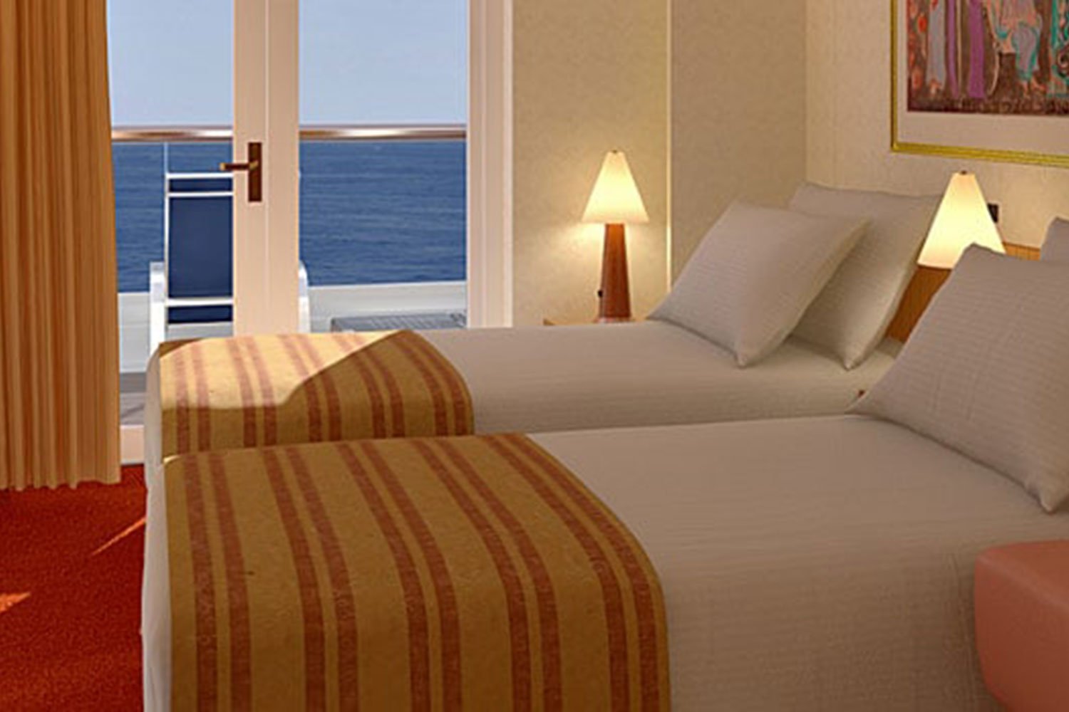 Exterior con Balcón Grande