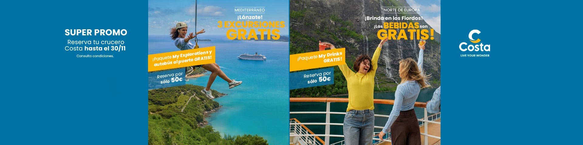 Ofertas Costa Cruceros. SoloCruceros.com