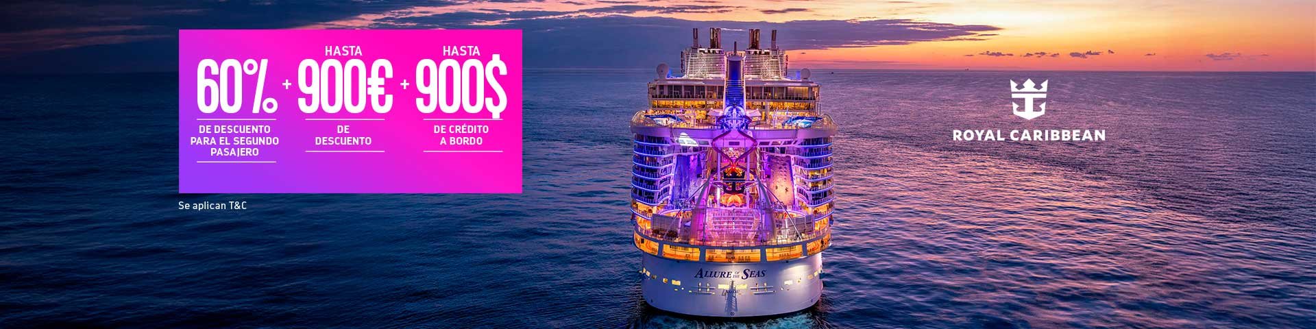 Oferta Royal Caribbean. SoloCruceros.com