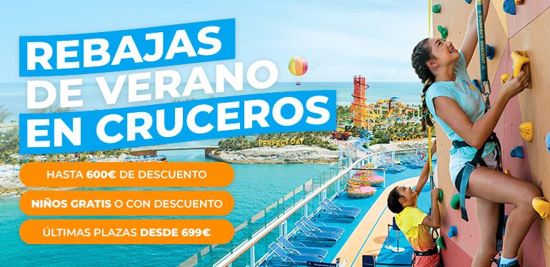 Rebajas de Verano en Cruceros. SoloCruceros.com