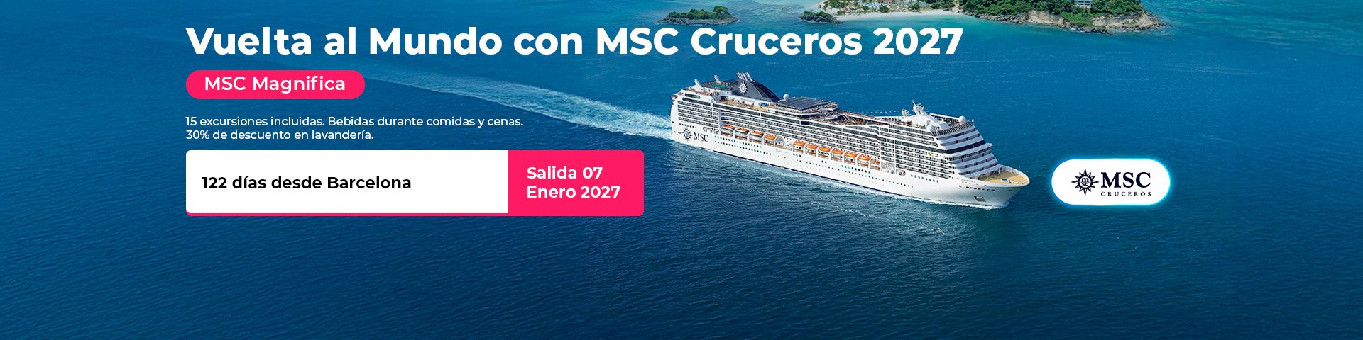 Vuelta al Mundo MSC 2027. SoloCruceros.com