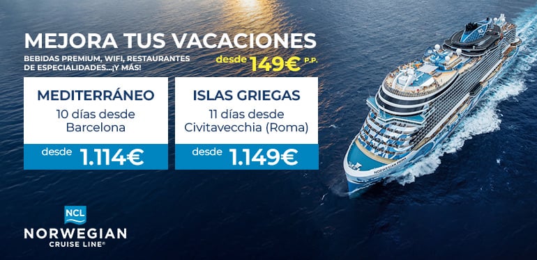 Oferta Norwegian Cruise Line. SoloCruceros.com