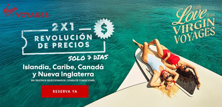 Ofertas Virgin Voyages. SoloCruceros.com