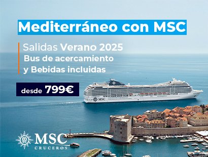 Cruceros Verano 2025 MSC. SoloCruceros.com