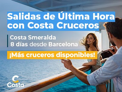 Salidas de Última Hora con Costa Cruceros. SoloCruceros.com